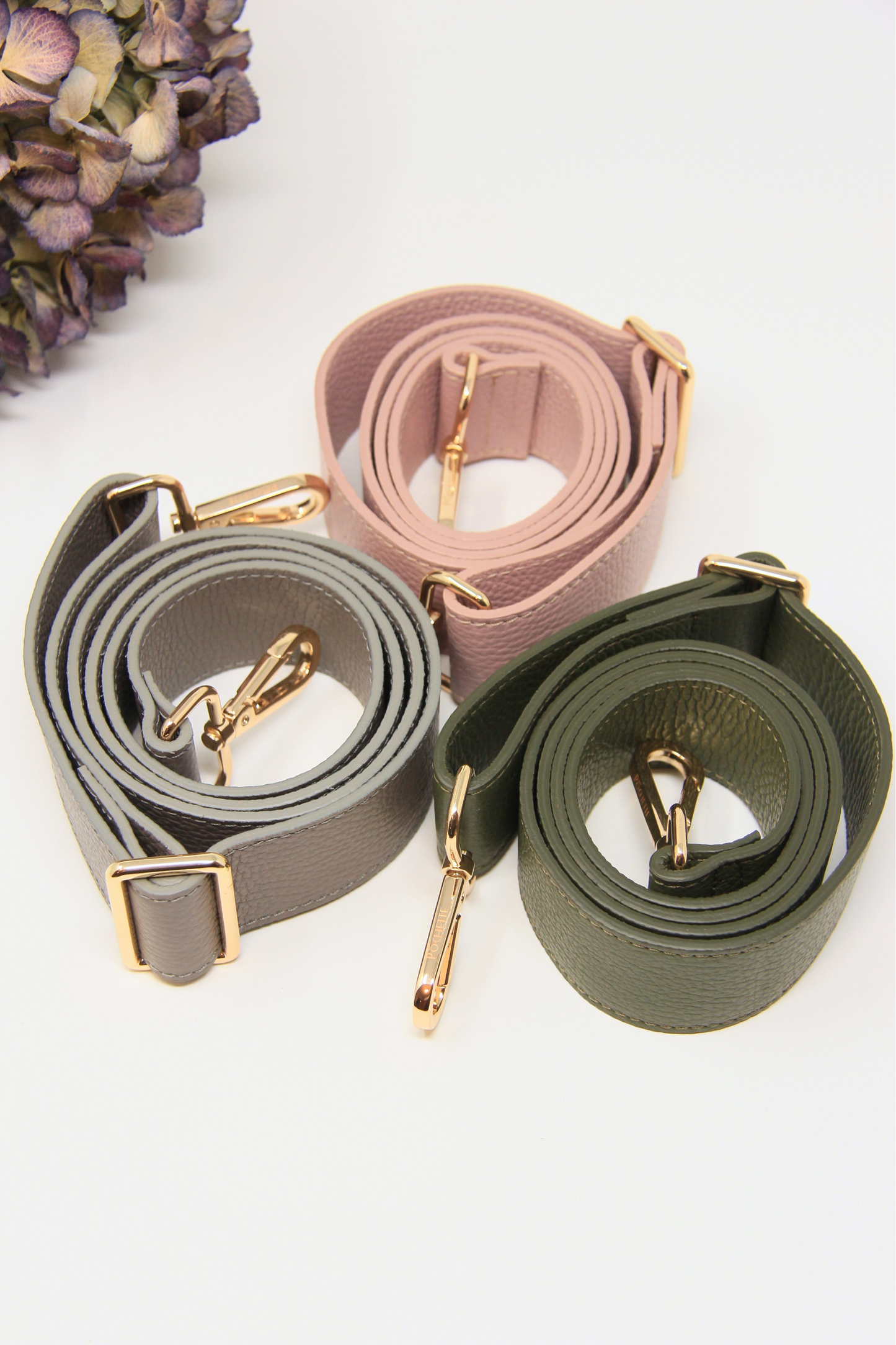 Wide Leather Crossbody Strap