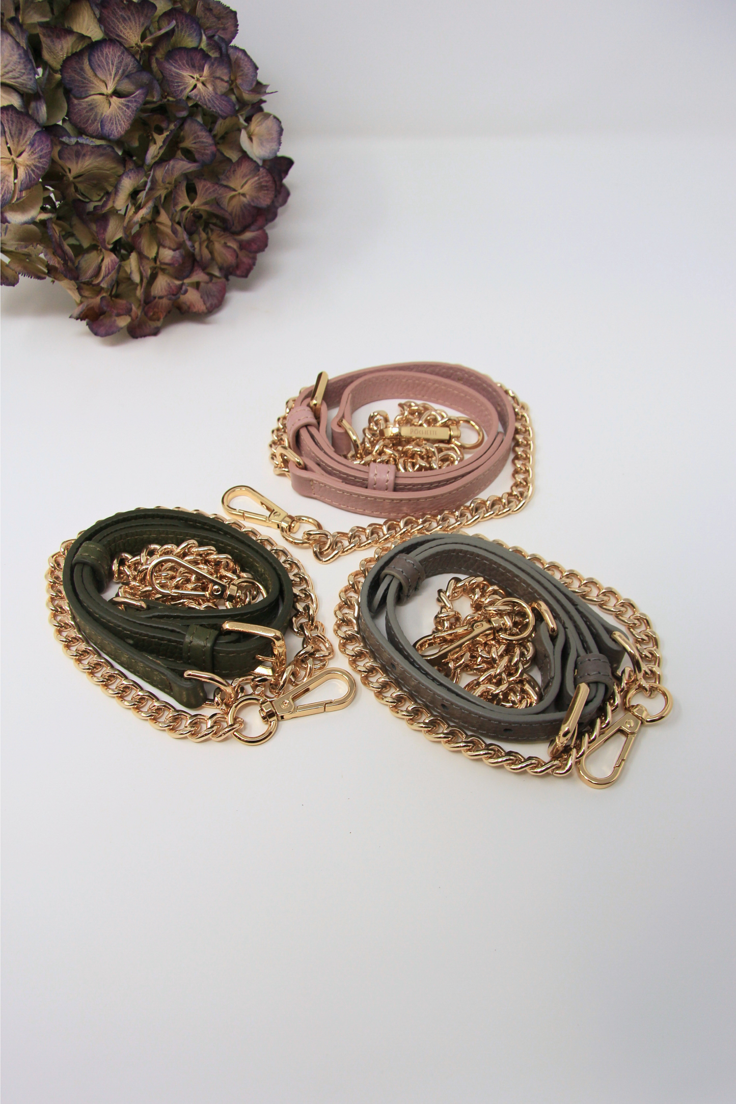 Pottery Clay Danu and Luxe Crossbody Strap