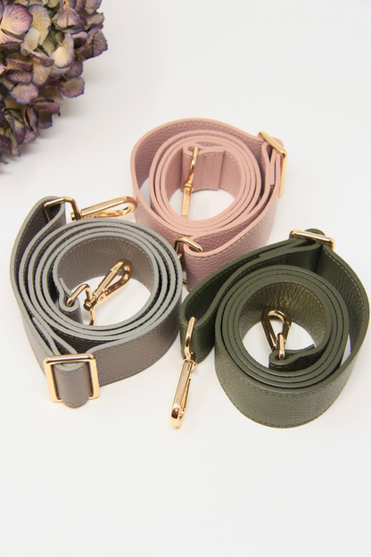 Wide Leather Crossbody Strap