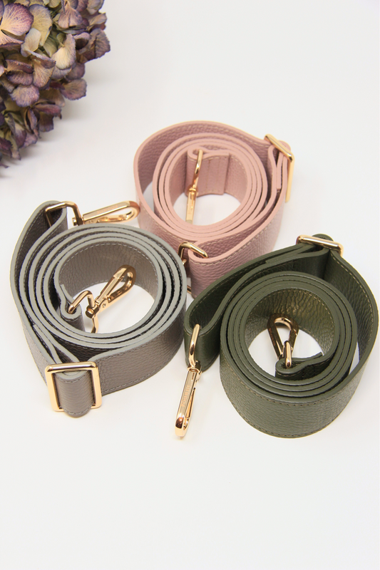 Wide Leather Crossbody Strap