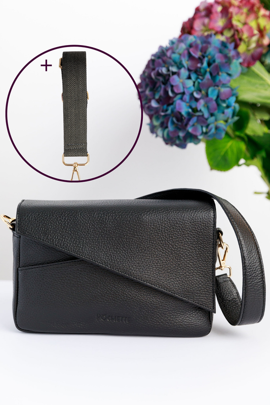Black Danu and Casual Crossbody Strap