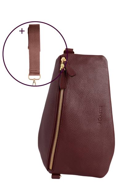 Casual Burgundy Póca