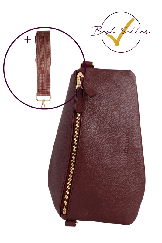 Casual Burgundy Póca