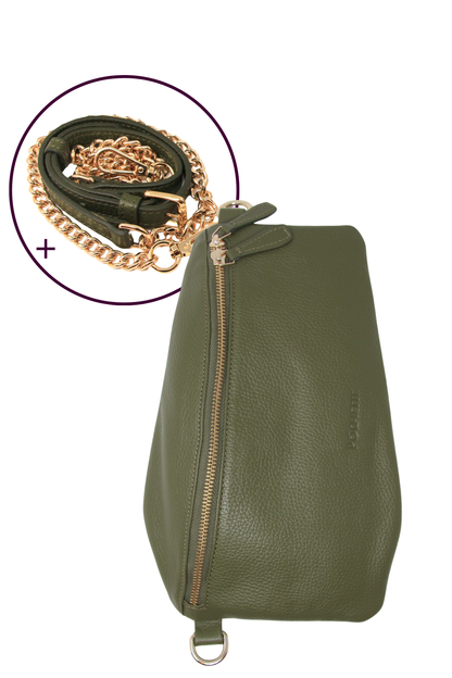 Luxe Olive Green Póca