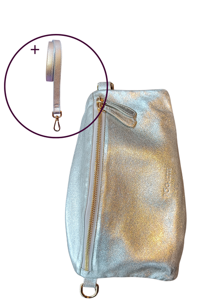 Póchette Refined Sparkle Handbag Póca in Silver